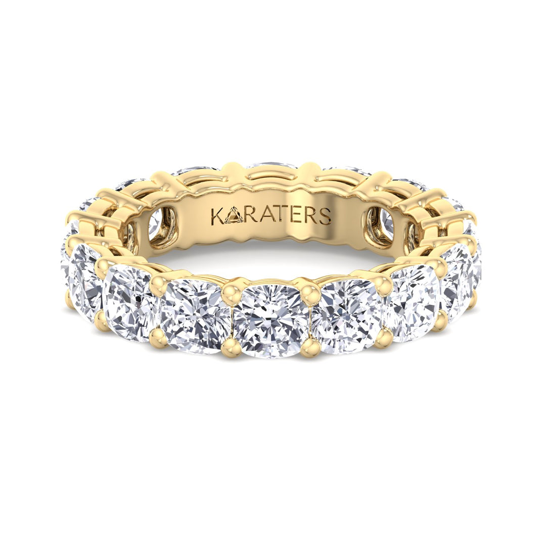 Caravaca - Cushion Cut Lab Grown Diamond Eternity Band